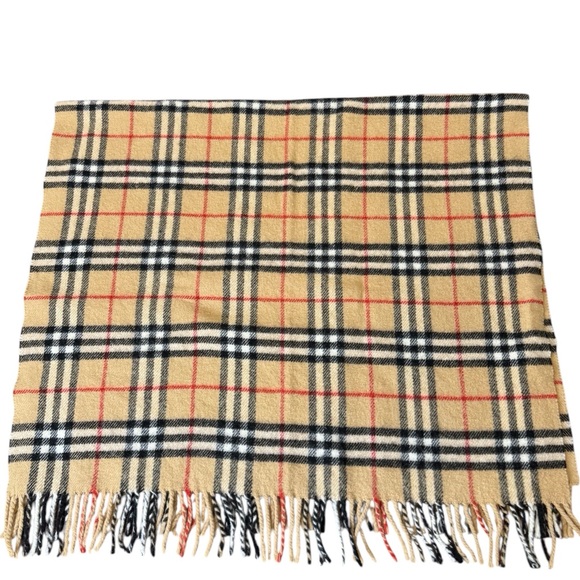 SOLD Burberrys Nova Check Wool Blanket Wrap - Picture 2 of 5